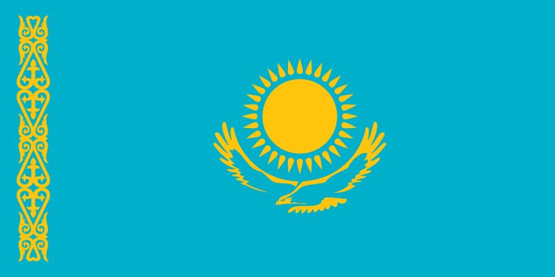 Kazakstan flagga