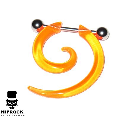 Fake Spiral - Orange Akryl