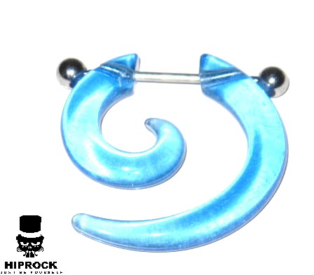 Fake Spiral - Blue Acrylic