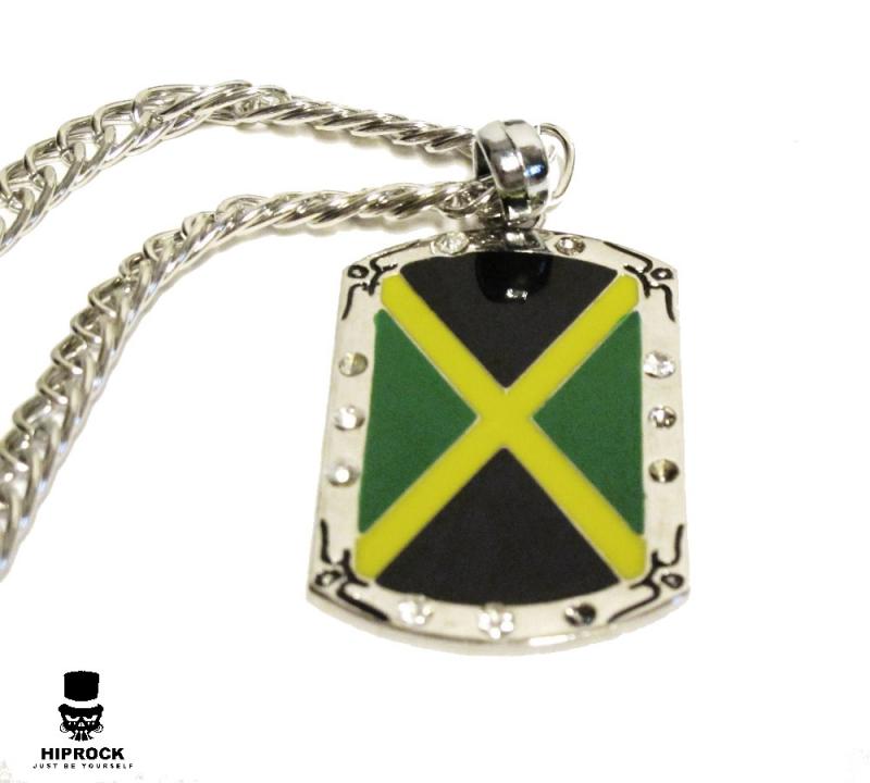 Halsband - Dog tag Jamaica