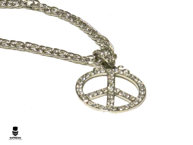 Necklace - Peace Iced