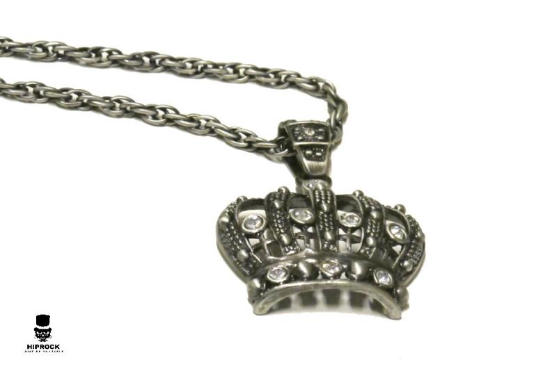 Necklace - Crown Iced