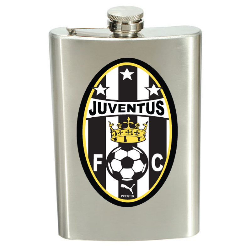 Juventus- Hip Flask stainless steel
