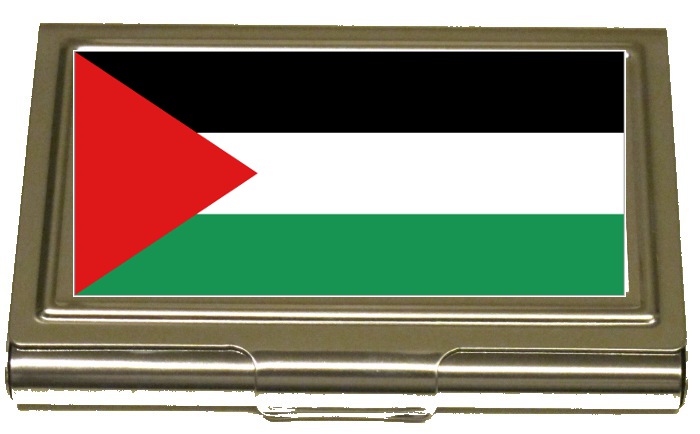 Palestinska flagga korthållare