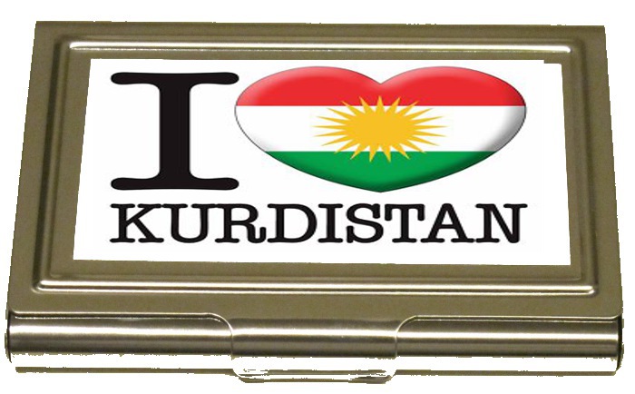 I love Kurdistan Korthållare