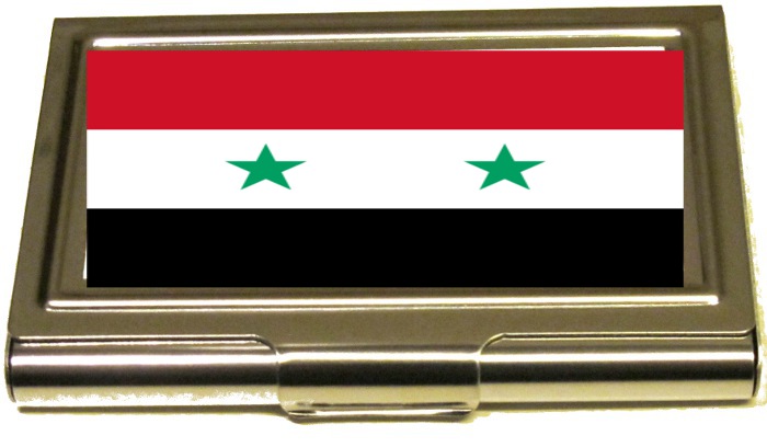 Syriska flagga korthållare