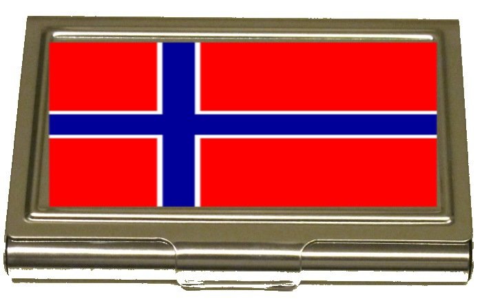 Norge flagga Korthållare