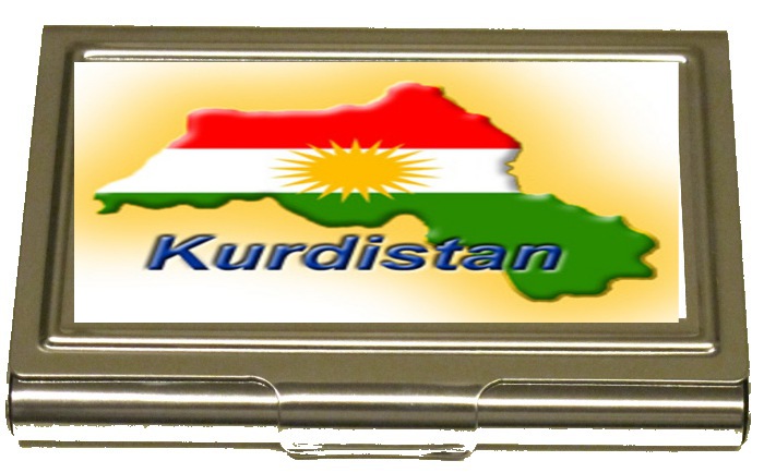 Kurdistan karta korthållare