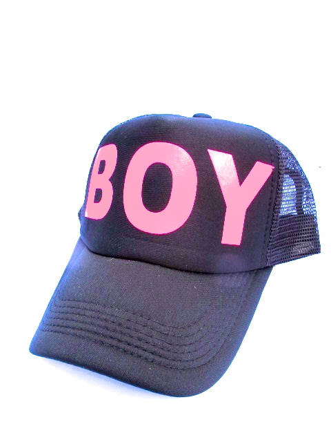 Cap - BOY Black and Pink