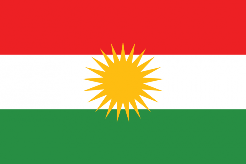 Flagga - Kurdistan