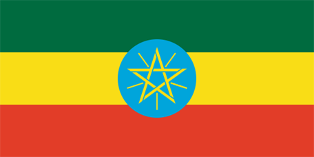 Flagga - Etiopien