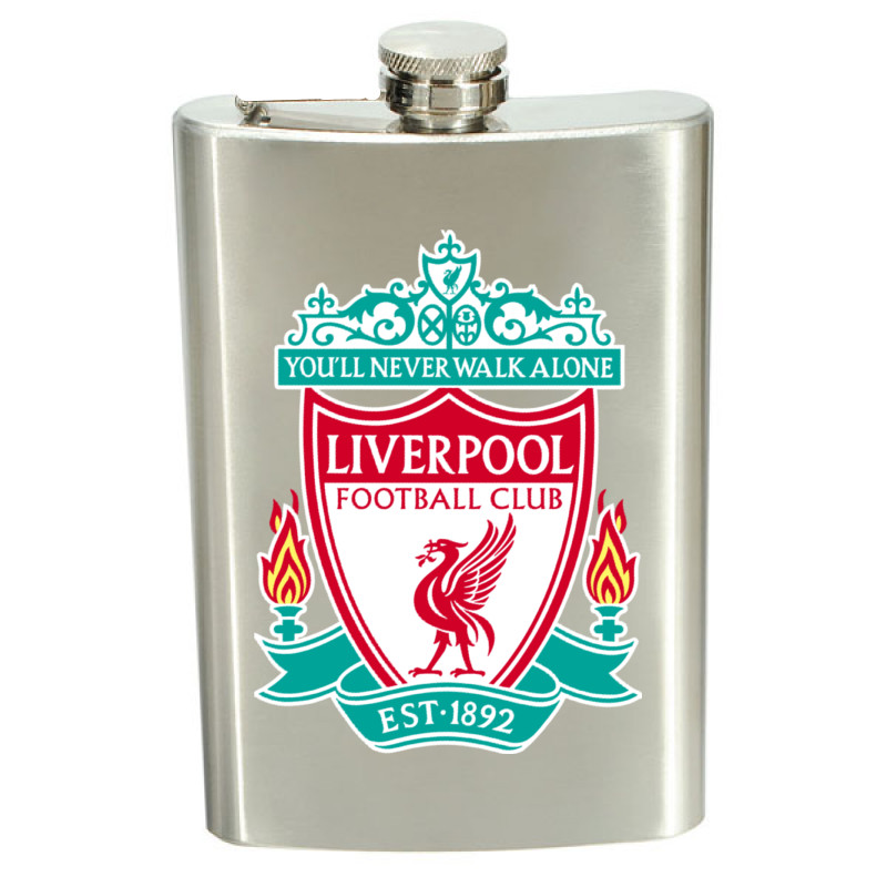 Liverpool - Hip Flask stainless steel