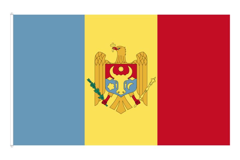 Moldavien Flagga