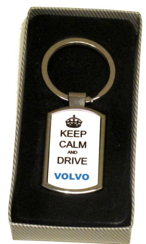 Volvo - Nyckelring Keep calm and drive Volvo