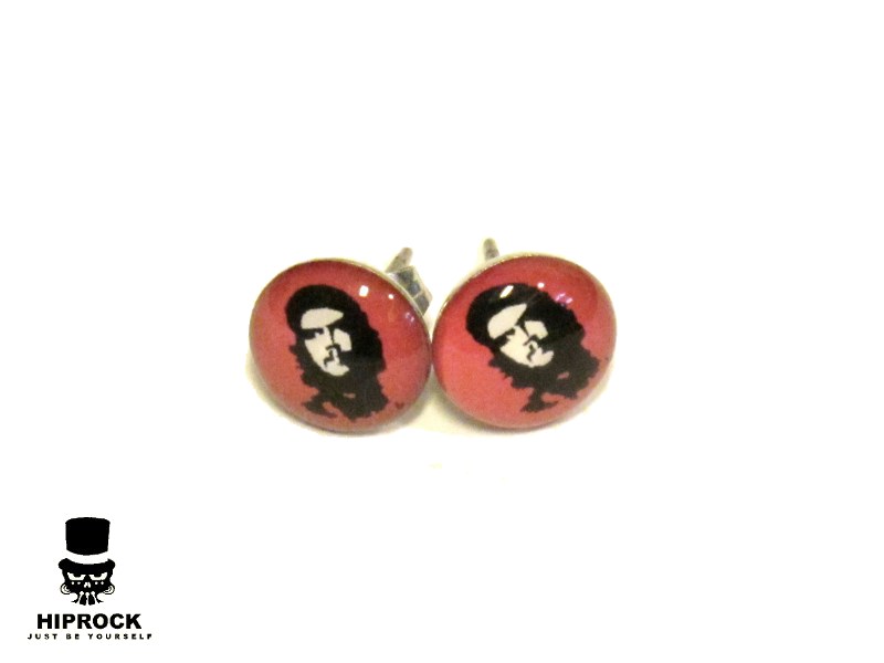 Button Earrings - Che Guevara