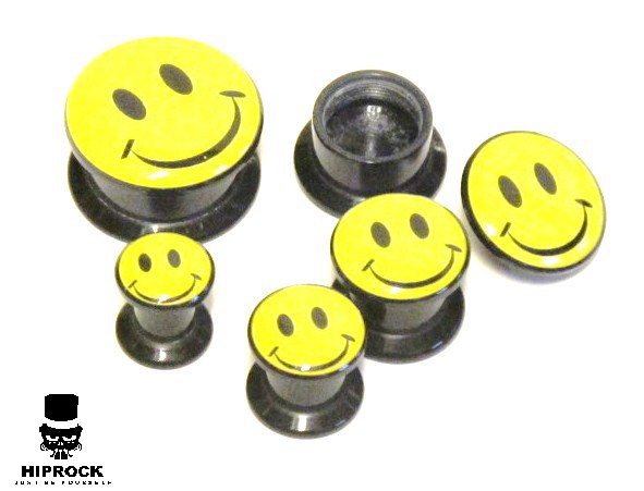 Plug - Smiley Acrylic