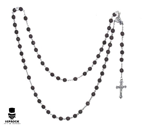 Rosary - Grey Pearls