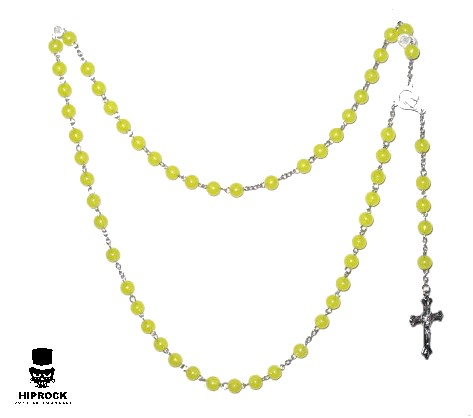 Rosary - Yellow Beads