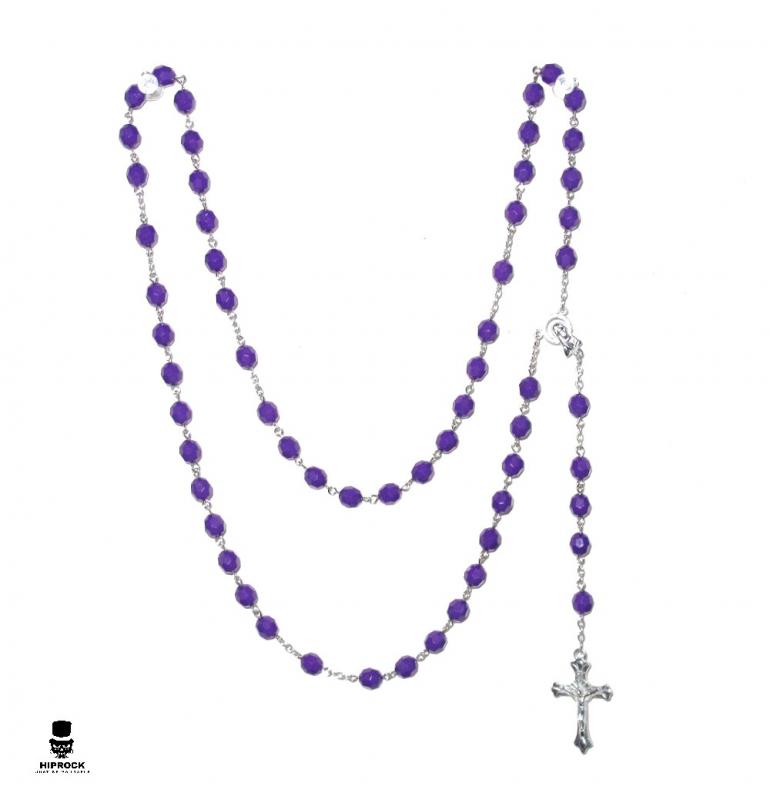 Rosary - Purple Pearls