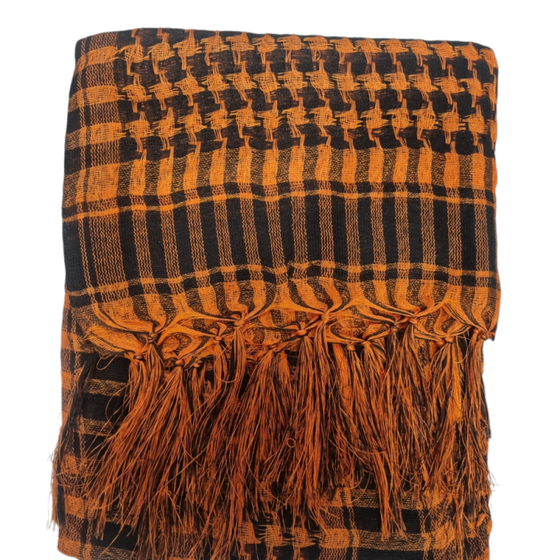 Palestine Scarf - Orange and Black