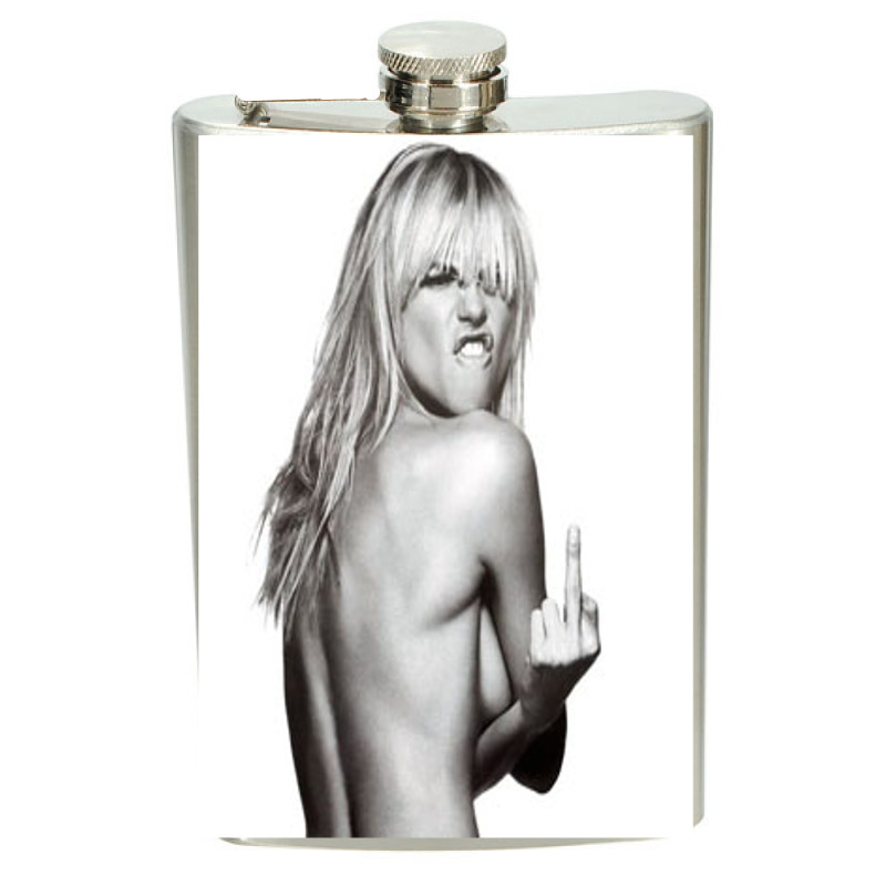 Fuck You Girl - Hip Flask stainless steel