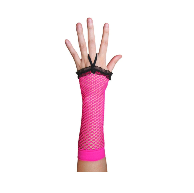 Nets gloves - Long Pink