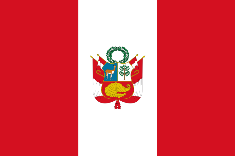 Peru flagga