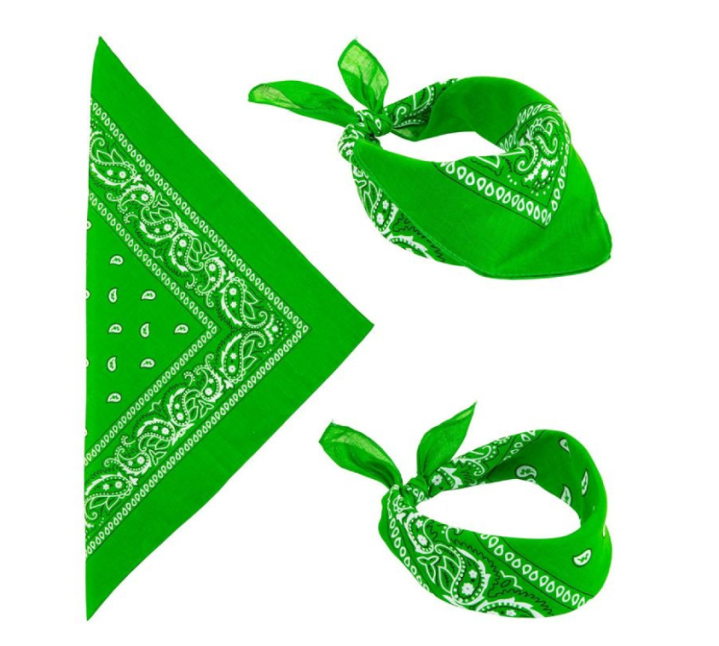 Ljusgrön Bandana