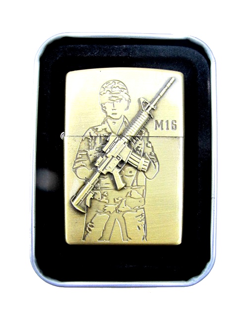 Soldat M16 - Guldfärgad bensintändare