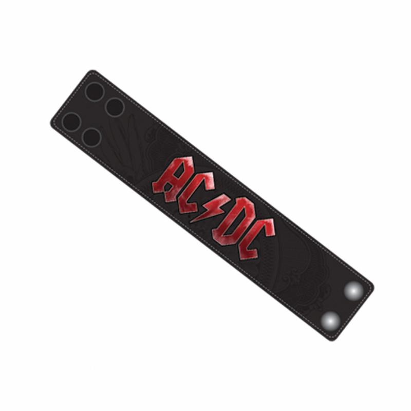 AC DC - Röd logo wristband