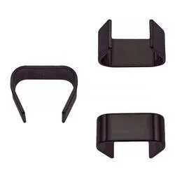 Rope clamps, 10 mm, black (5pcs)