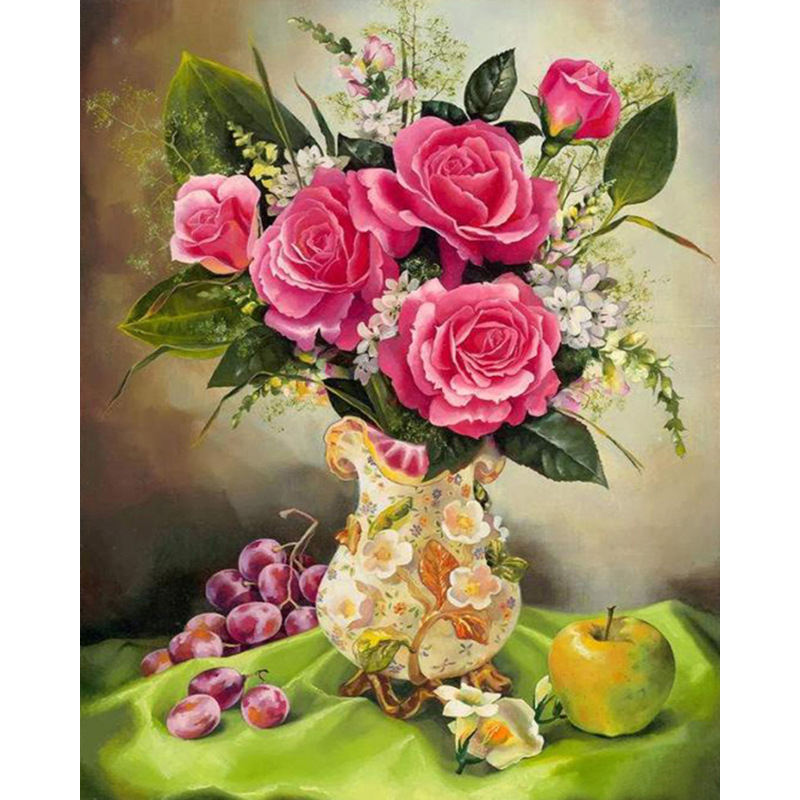 40X50 cm 1-2 dag lev. Diamond painting 5D square.