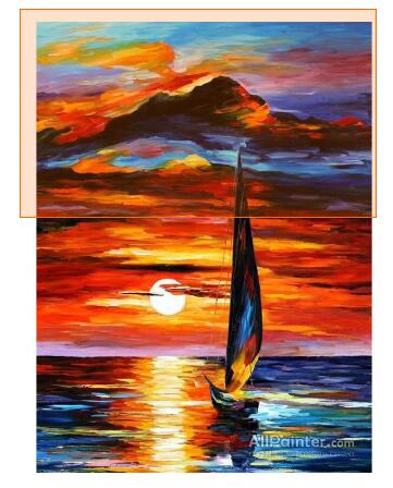 40X50 cm 1-2 dag lev. Diamond painting 5D square.