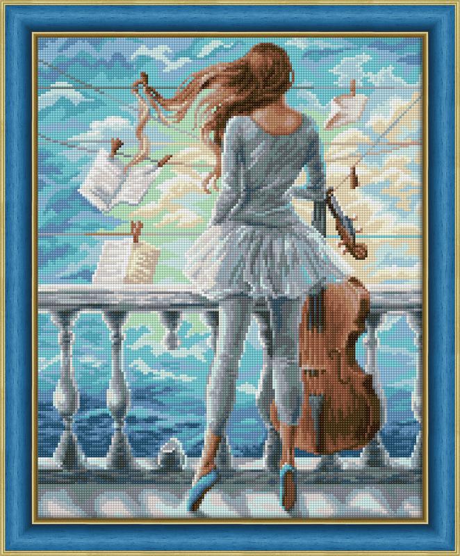 Diamond Painting 1-2 dag. lev. 40x50 cm. Square.