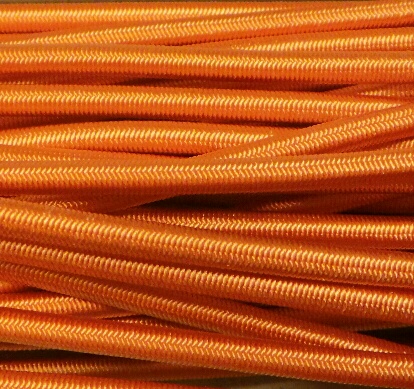 Shock Cord Internat. Orange. 4 mm.