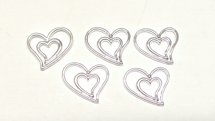 Connector Heart 5pcs