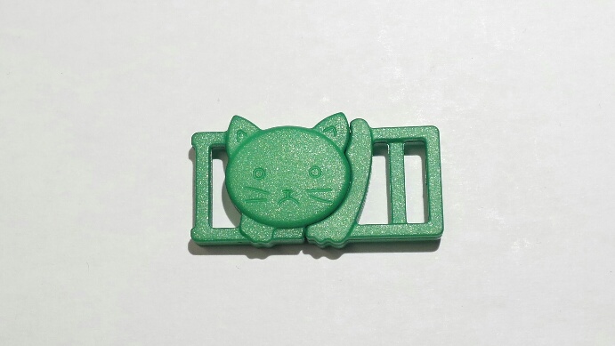 Snap lock, 10 mm. Green