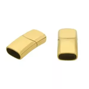 Magnetic clasp Gold plated Stainless steel