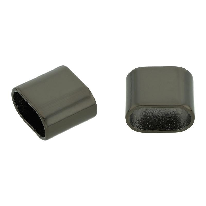 Rope clamps NEW Design!  Black 20x10 mm 2-pack.