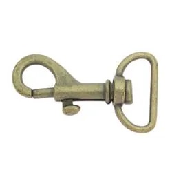 Pistolhake 42/20 mm. Antik mässing