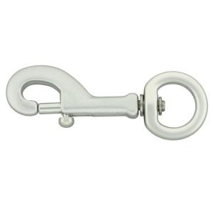 Snap Hook Aluminium 92x20 mm.