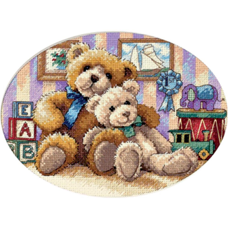 Embroidery kit Warm&Fuzzy 17.7x12.7 cm