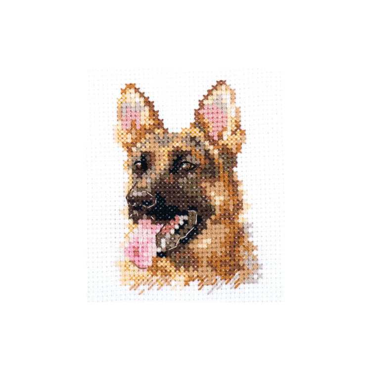 Broderikit Shepherd 6x8 cm