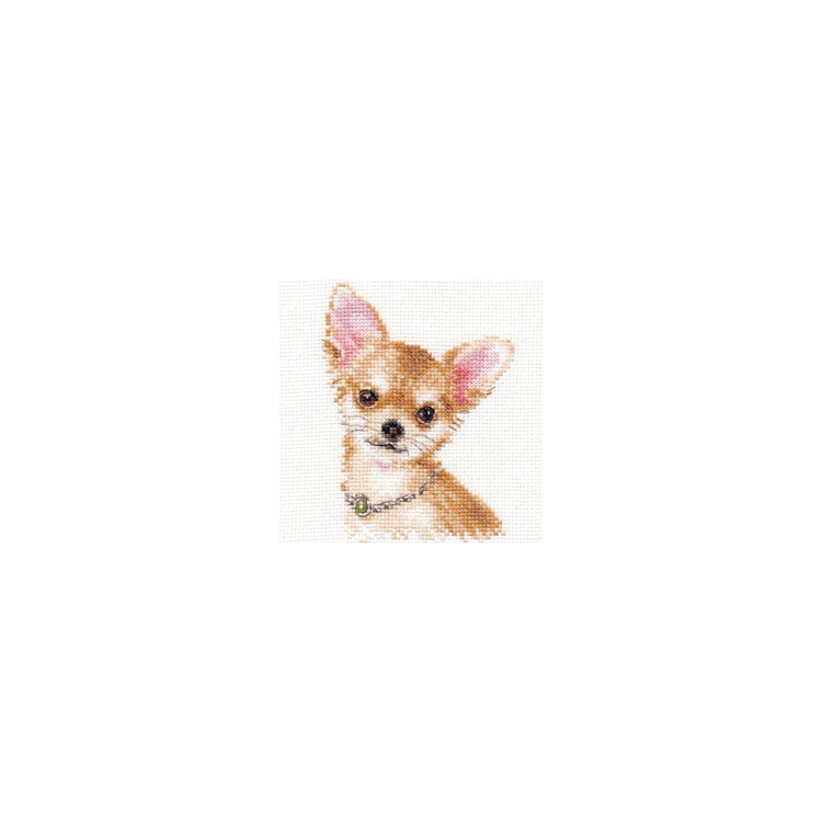 Embroidery kit Chihuahua10x13 cm