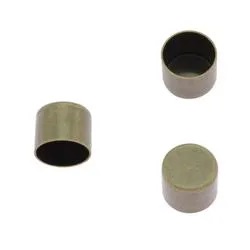 End caps, 8 mm, antique brass 5-pack
