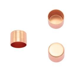 End Cap 8 mm. 5-pack Rosé