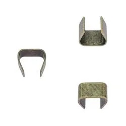 Rope clamps, 6 mm, Antik mässing 5-pack.