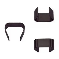 Rope clamps, 8 mm, black 4-pack