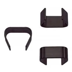 Rope clamps, 10 mm, svart 4-pack.