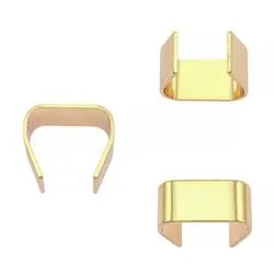 8 mm. Rope clamp, mässing 5-pack.